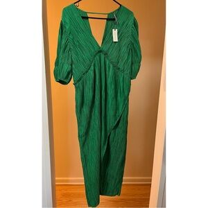 Green Anthropologie dress